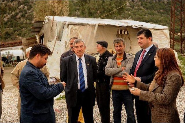 İl Genel Meclis Başkanı Arı, Demre de İncelemelerde Bulundu 1