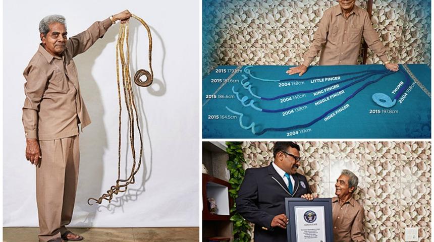 Dünyanın en uzun tırnakları kesildi