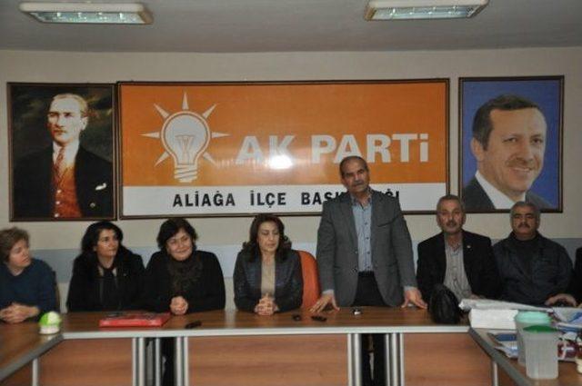 Ak Parti Milletvekili Ulema&rsquo;dan Aliağa Ziyareti 1