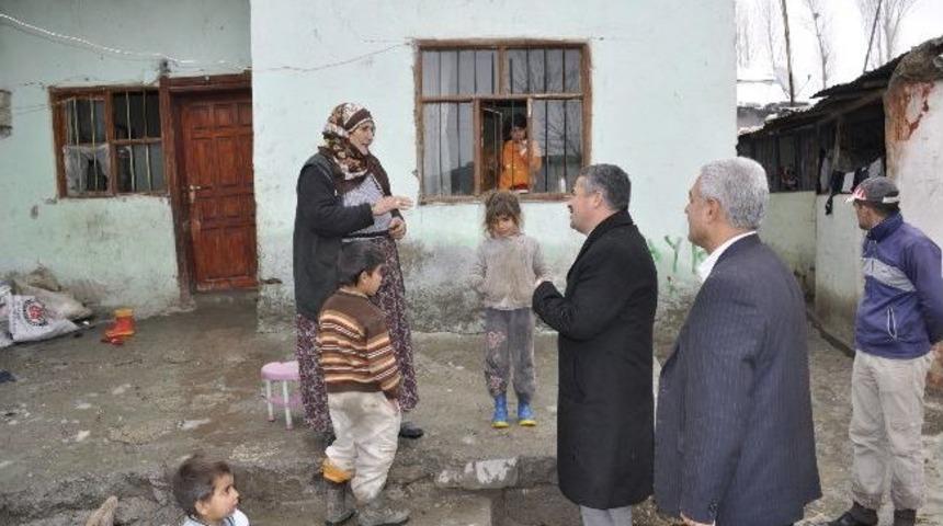 Ak Partili Aras Mağdur Aileleri Ziyaret Etti