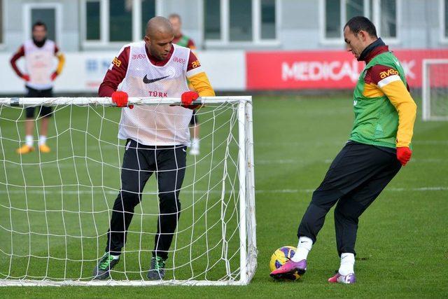 Lider Galatasaray, Bursaspor Ile Oynayacağı Maçın Hazırlıklarını Sürdürdü