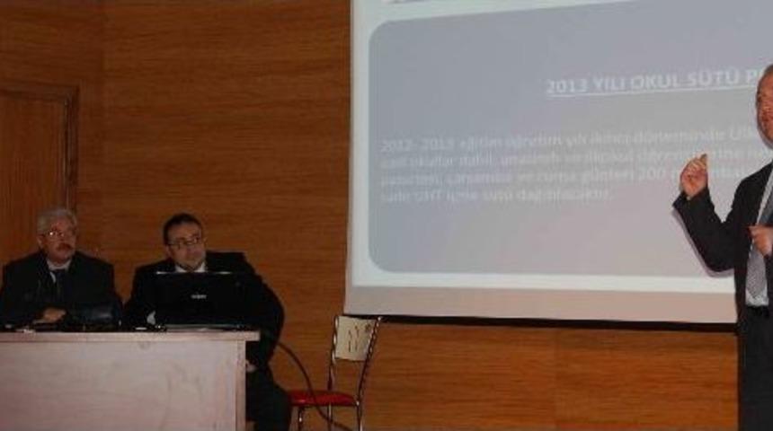 Simav&rsquo;da Y&ouml;neticelere Okul S&uuml;t&uuml; Projesi Anlatıldı