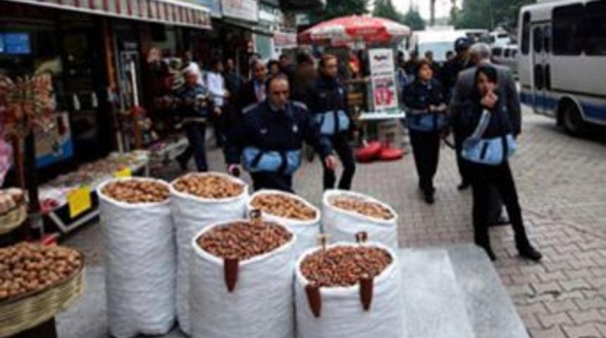 Kaldırım işgaline son...