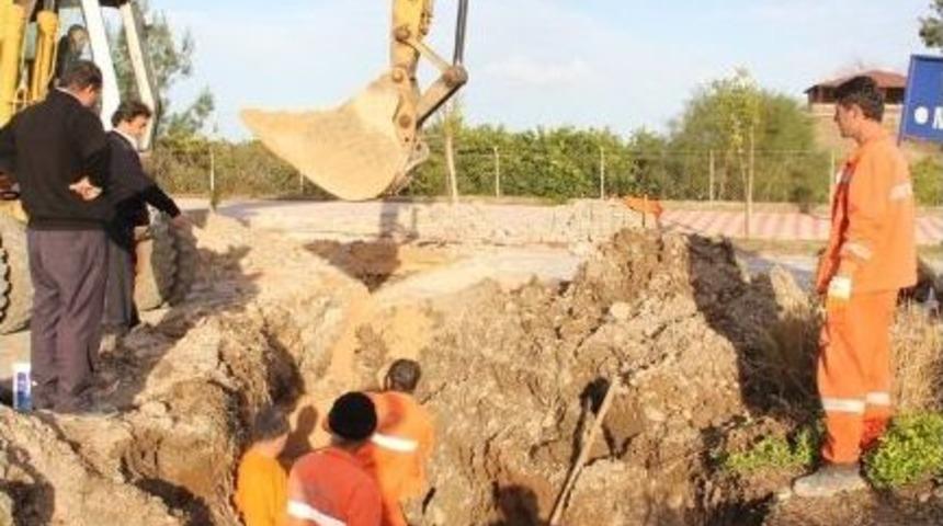 Gatab İ&ccedil;me Suyu Hattı İle Yangın Tahliye Sistemi Kurdu