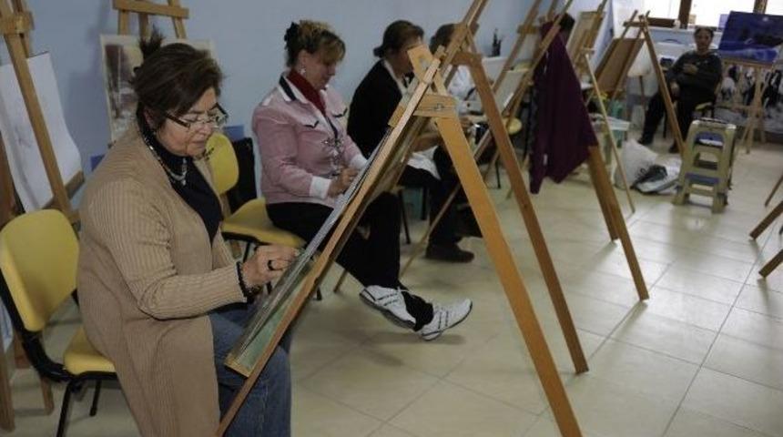 Karaman&rsquo;da Resim Kursuna İlgi Artıyor