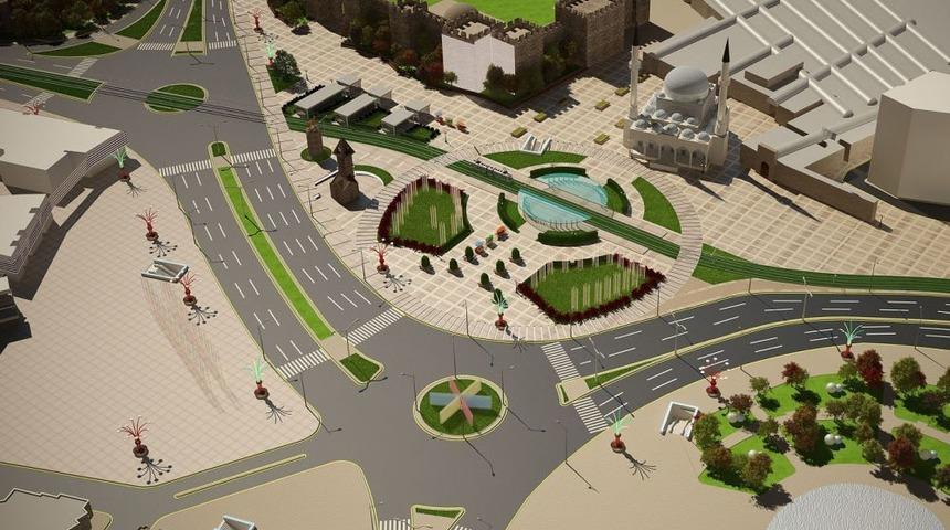 Kayseri Meydanı Ve &Ccedil;evresi Yeniden D&uuml;zenleniyor