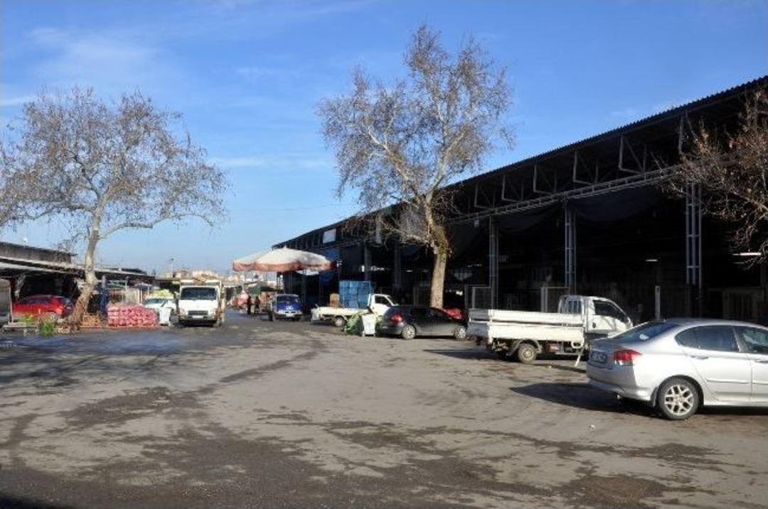 Salihli Sebze Ve Meyve Toptancı Hali&rsquo;nde Yenileme &Ccedil;alışmaları Başladı