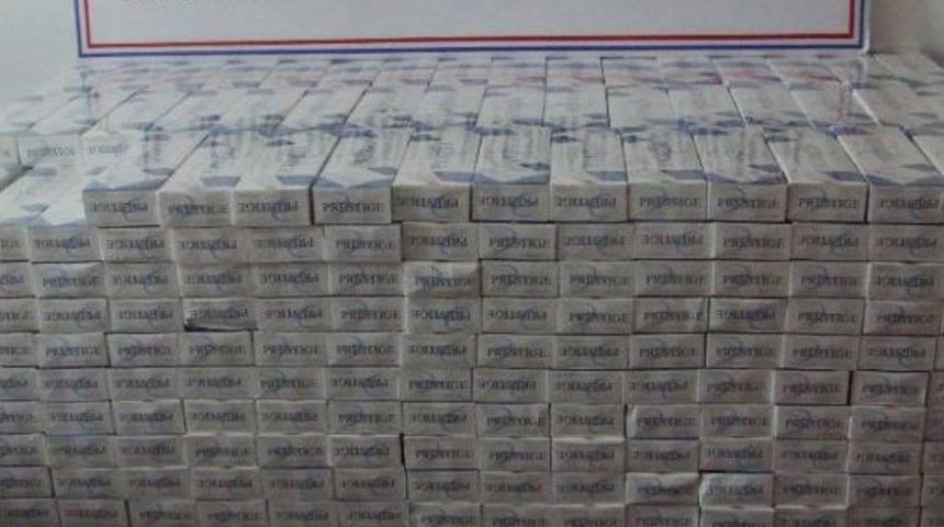 Jandarma, 10 Bin 50 Paket Ka&ccedil;ak Sigara Ele Ge&ccedil;irdi