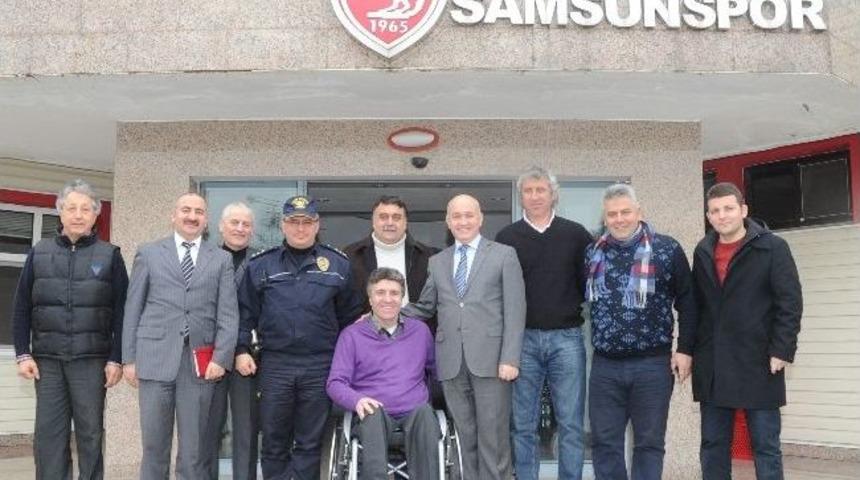 Emniyet M&uuml;d&uuml;r&uuml;, Samsunspor&rsquo;u Ziyaret Etti
