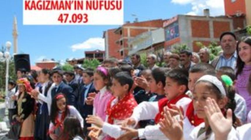 Kağızman'ın 2012 Yılı n&uuml;fusu belli oldu,