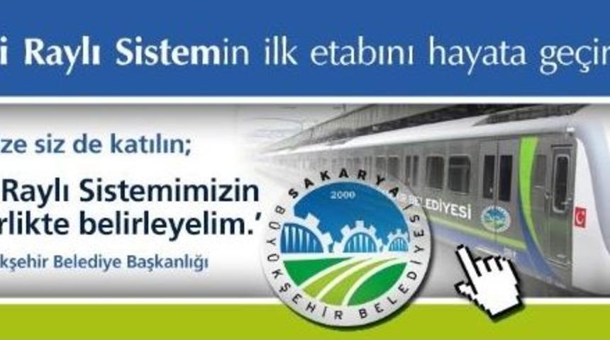 Raylı Sistemin Adı İ&ccedil;in Anket &Ccedil;alışmaları S&uuml;r&uuml;yor