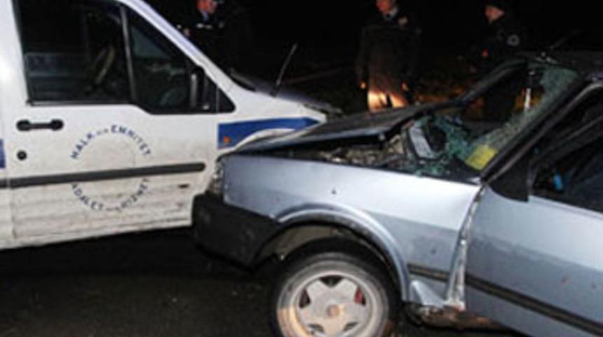 Polisten ka&ccedil;arken, emniyet m&uuml;d&uuml;r&uuml;ne &ccedil;arptı