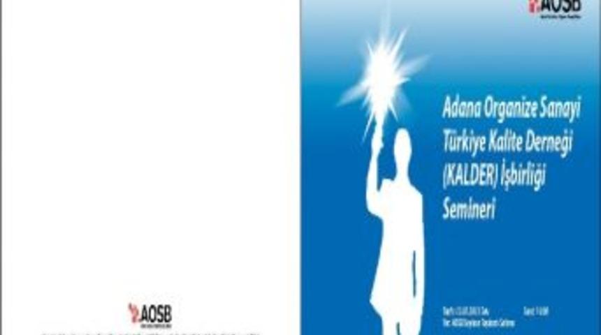 Aosb'de &lsquo;m&uuml;kemmellik Modeli&rsquo; Semineri D&uuml;zenlenecek