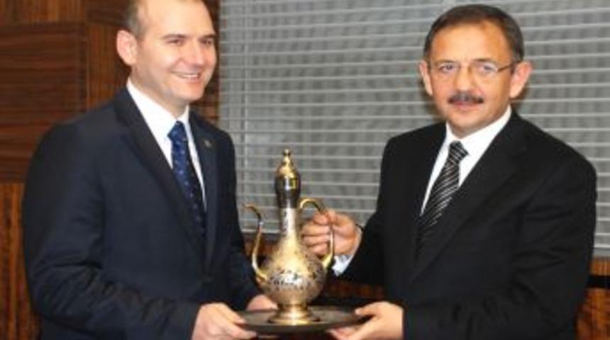 S&uuml;leyman Soylu'dan Başkan &Ouml;zhaseki'ye &Ouml;vg&uuml;