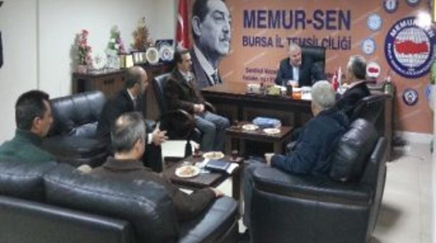 Sp&rsquo;den Memur-sen&rsquo;e Destek Ziyareti