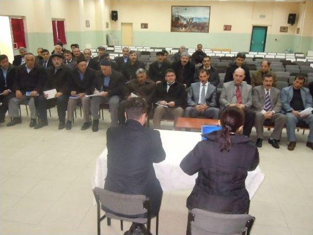 Karaçoban’da Kudaka Bilgilendirme Toplantısı