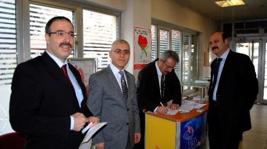 Amasya Ptt Bank&rsquo;ta Organ Bağışı Standı