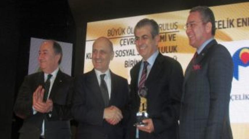 İ&Ccedil;DAŞ'a &Ccedil;evre &Ouml;d&uuml;l&uuml; Verildi