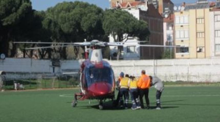 İki Kez Kalbi Duran Yaşlı Vatandaşın İmdadına Hava Ambulansı Yetişti