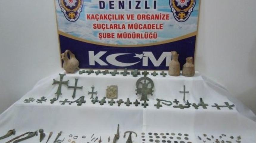 Denizli'de 156 Tarihi Eser Ele Ge&ccedil;irildi