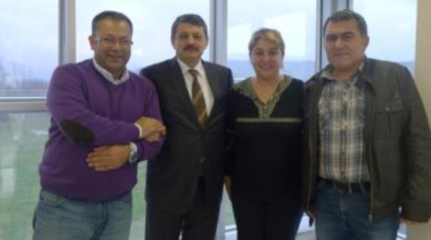 Başkan Akın'dan işadamı Tarkan g&uuml;naya ziyaret