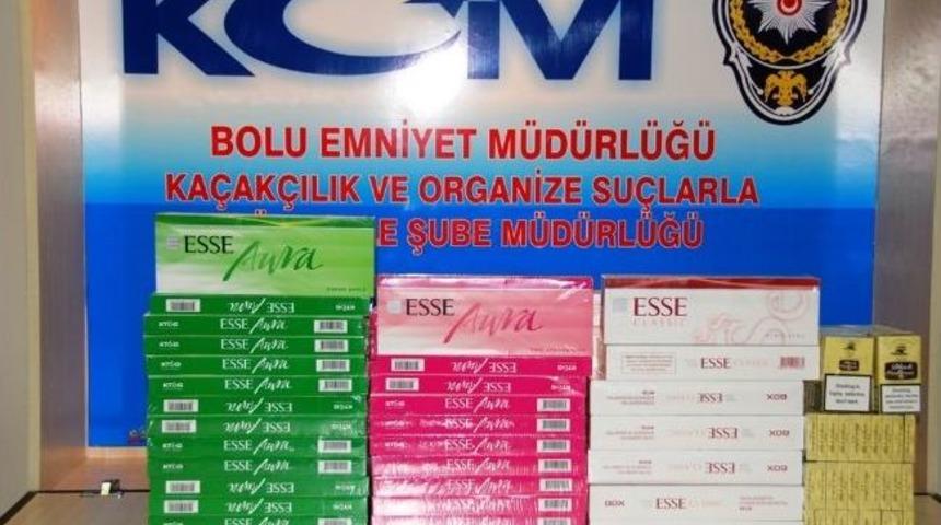 Bolu&rsquo;da Ka&ccedil;ak Sigara Operasyonu