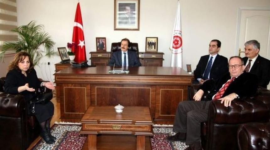 Memecan&rsquo;dan, Rekt&ouml;r Kocacık&rsquo;a Ziyaret