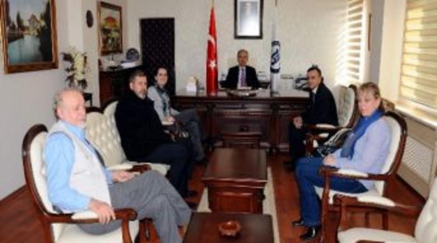 Bosna Hersek Funijta Belediye Başkanından Rekt&ouml;r Kaplan&rsquo;a Ziyaret