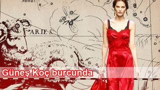 Güneş Koç burcunda