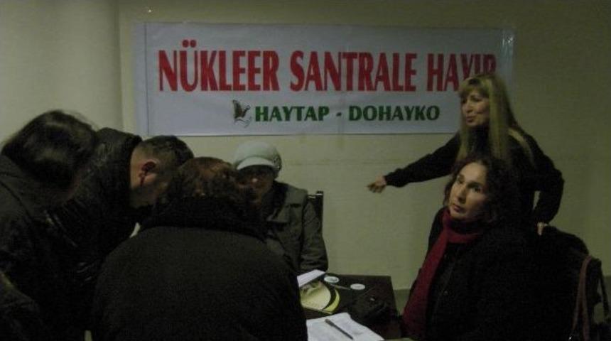 Haytap N&uuml;kleer Enerjiye Karşı Kampanya D&uuml;zenlendi