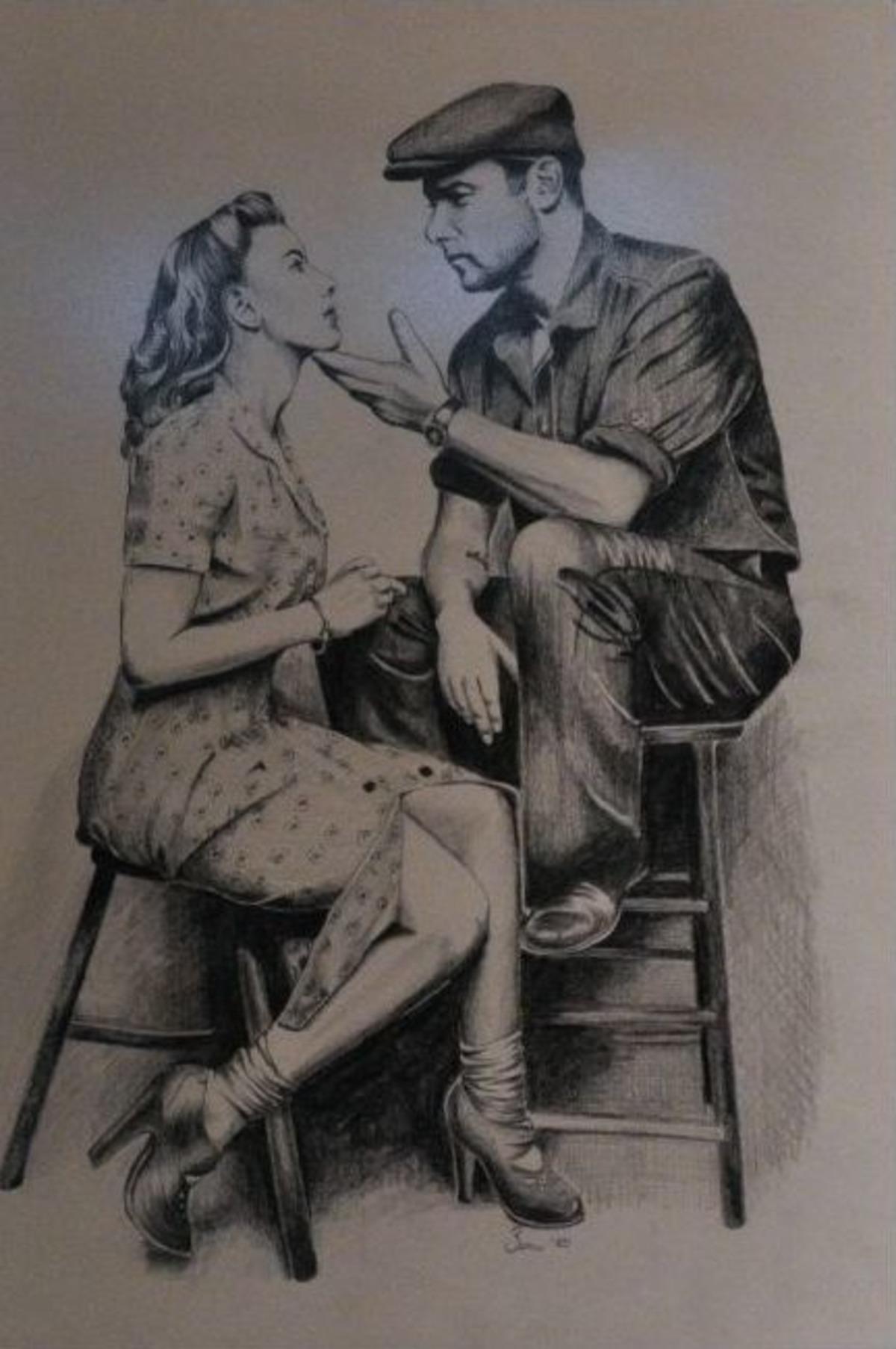 Gen&ccedil; Ressamın Kara Kalem Sergisi İlgi G&ouml;rd&uuml;