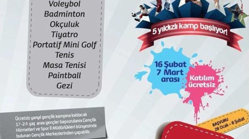 Kış D&ouml;nemi Gen&ccedil;lik Kampları