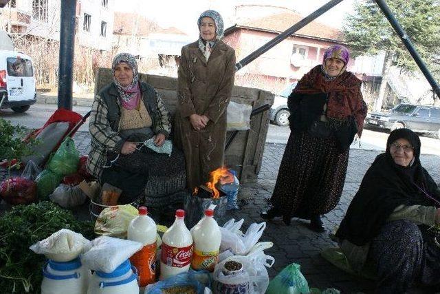 Soğuk Hava Pazar Esnafına Soba Kurdurdu 1