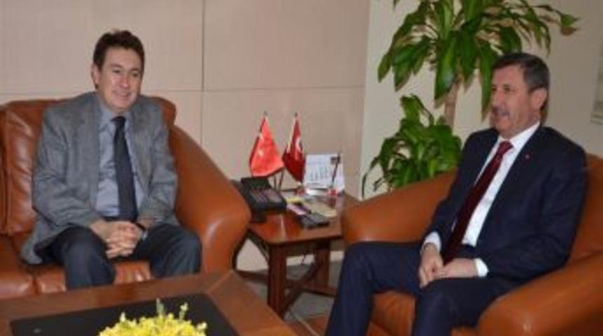 Rekt&ouml;r Sabuncuoğlu'ndan Vali Yılmaz'a Ziyaret