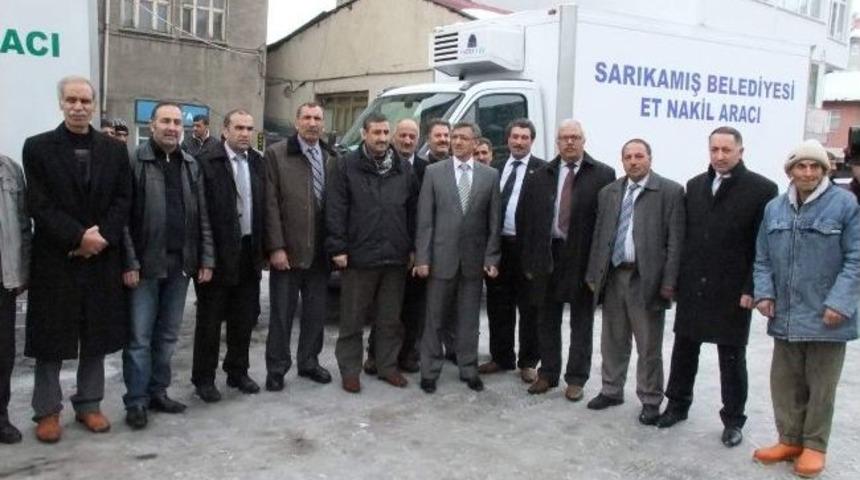 Sarıkamış Belediyesi Caneze Yıkama Ve Bekletme İle Et Nakil Aracı Aldı