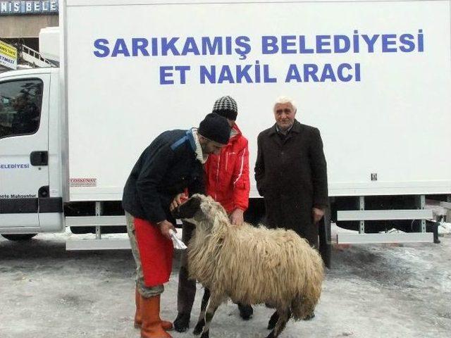 Sarıkamış Belediyesi Caneze Yıkama Ve Bekletme İle Et Nakil Aracı Aldı