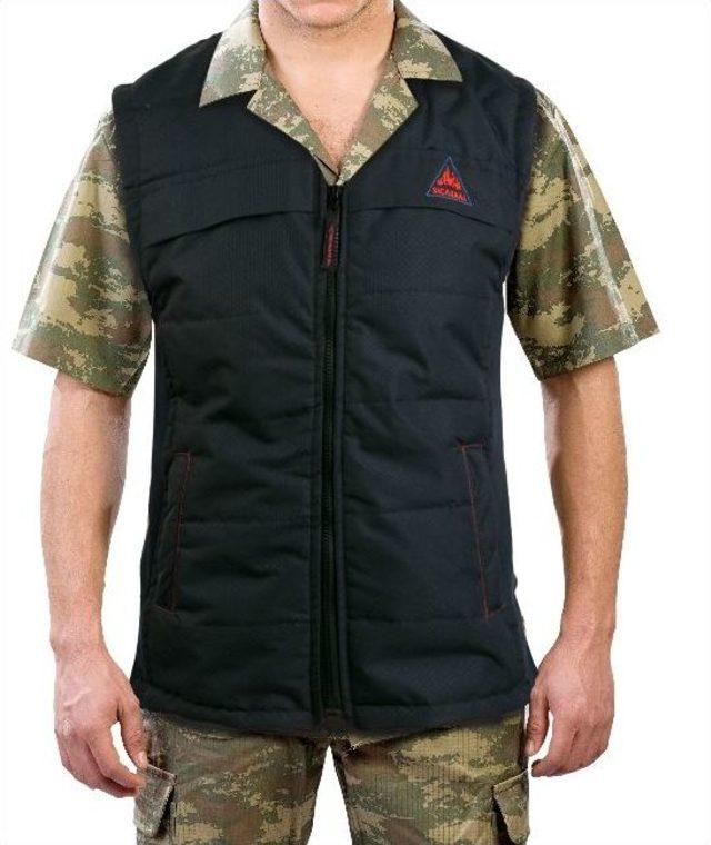 Denizli&rsquo;de Soğuğa Karşı Isıtmalı Kıyafet &Uuml;retildi 1