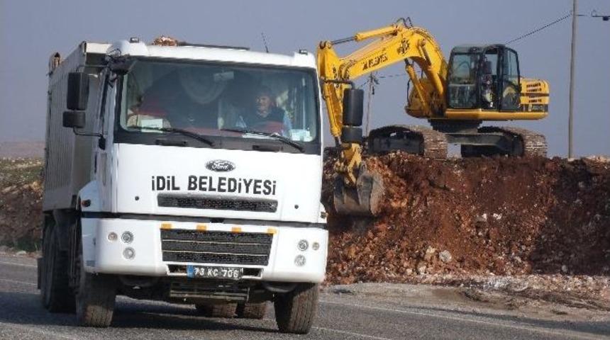 İdil Belediyesi Kış &Ccedil;alışmaları Devam Ediyor