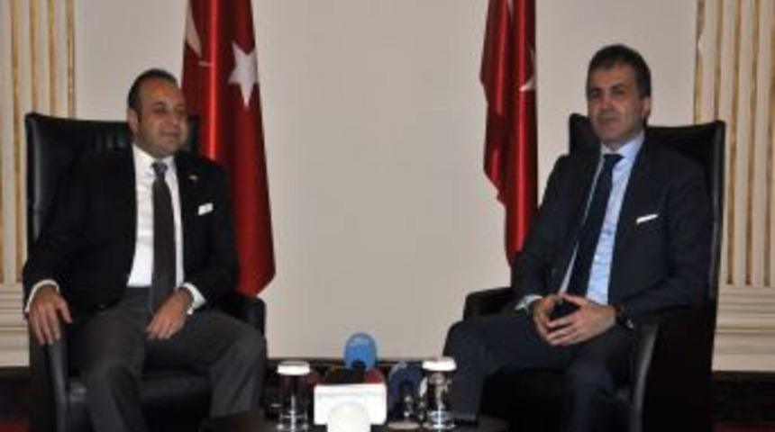 Egemen Bağış&rsquo;tan Yeni Atanan Bakan &Ccedil;elik&rsquo;e Tebrik Ziyareti