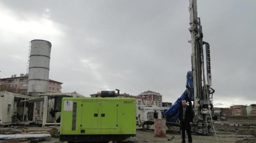 Sungurlu Kapalı Pazar Yerinde Jet Grout Sistemi Başladı