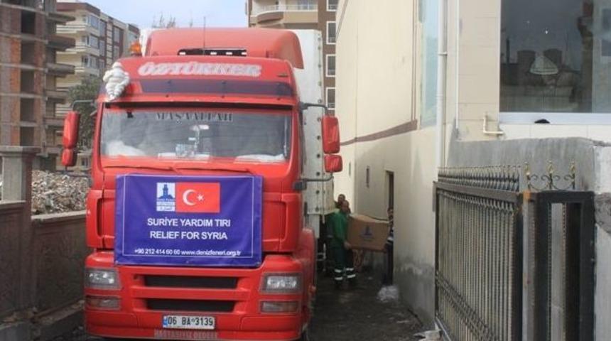 Deniz Feneri Derneği, Şanlıurfa Suriye Platformuna 5 Tır Yardım Malzemesi G&ouml;nderdi
