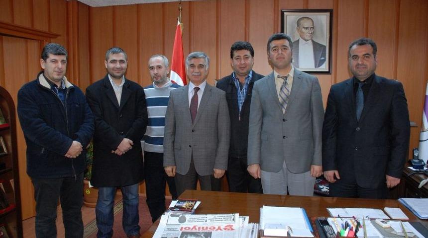 Bilişimcilerden Başkan B&uuml;y&uuml;kaslan&rsquo;a Ziyaret