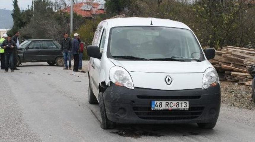 Ortaca&rsquo;da Trafik Kazası Bir Yaralı