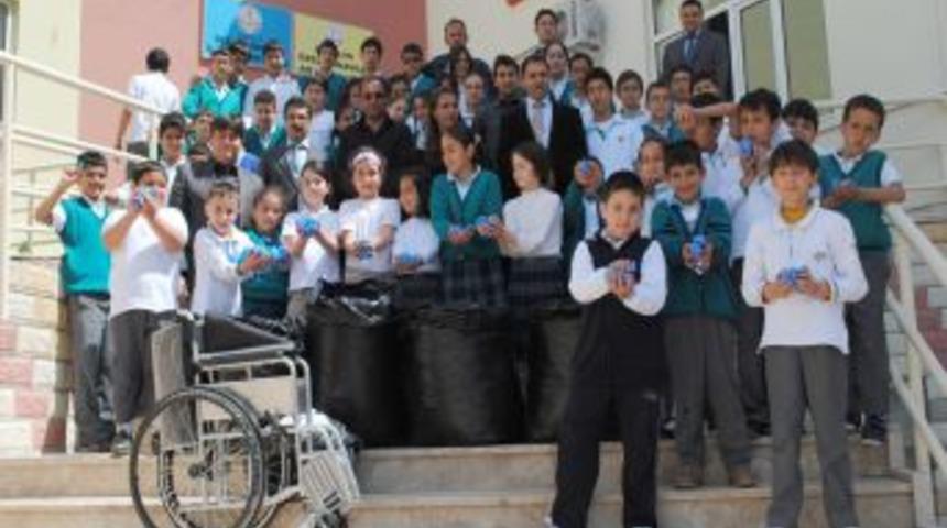 Manavgat Koleji &Ouml;ğrencilerinden Engelliler I&ccedil;in Kampanya