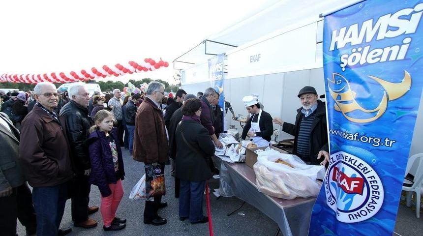İzmir'de 10 Tonluk Hamsi Ş&ouml;leni