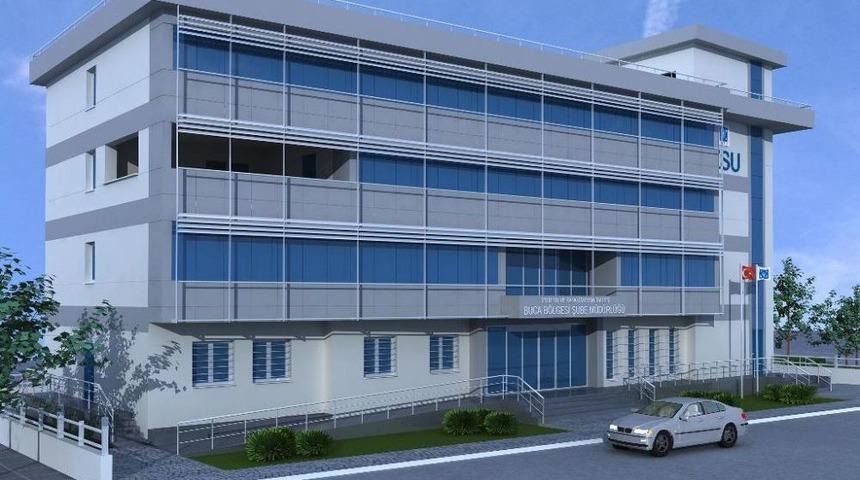 İZSU&rsquo;dan Buca&rsquo;ya Hizmet Binası