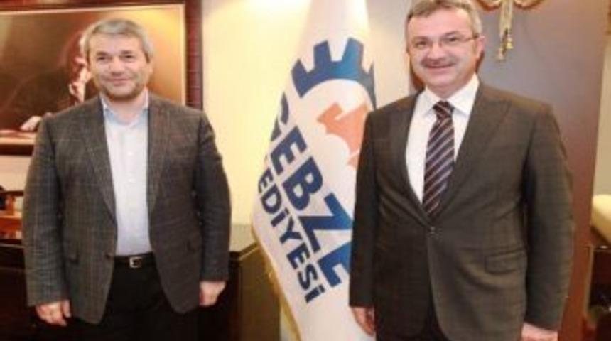 Başkan K&ouml;şker Bakan Nihat Erg&uuml;n'&uuml; Ağırladı