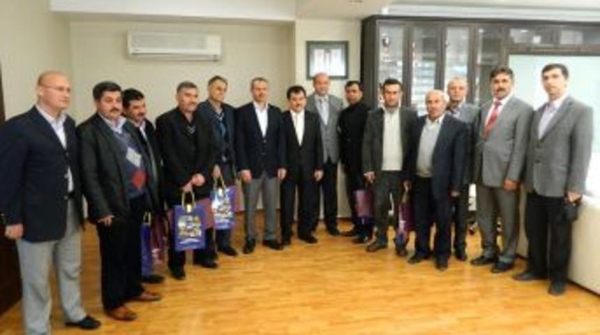 MARK&Ouml;YDER &Uuml;yeleri, Başkan Dişli'yi Ziyaret Etti