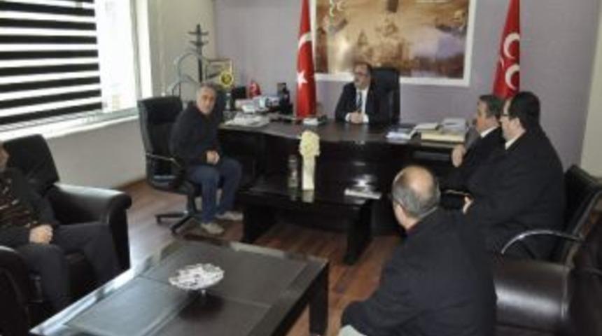 Harb-iş&rsquo;den Mhp&rsquo;ye Ziyaret