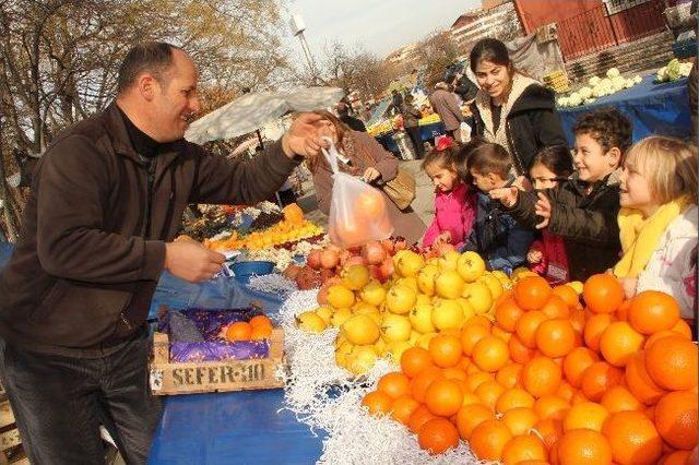 Çankayalı Çocuklar Pazara Alışverişe Çıktı